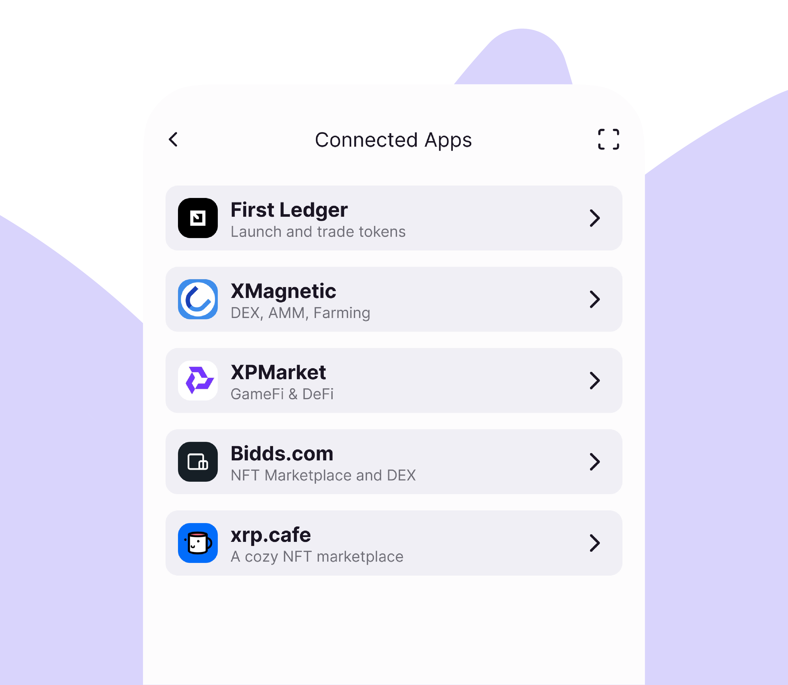 Connect to XRPL dApps using WalletConnect